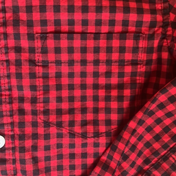 Old Navy boys Buffalo plaid shirt, size 5 - Picture 4 of 5